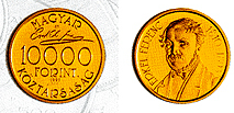 1993 Erkel Ferenc halálának 100. évfordulója - aranyérme 1993 Erkel Ferenc halálának 100. évfordulója - aranyérme
