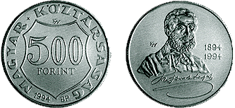 Kossuth Lajos halálának 100. évfordulója - ezüstérme Kossuth Lajos halálának 100. évfordulója - ezüstérme
