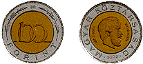 2002 KOSSUTH LAJOS SZÜLETÉSÉNEK 200. ÉVFORDULÓJA (1802-1894) - SZÍNESFÉM ÉRME 2002 KOSSUTH LAJOS SZÜLETÉSÉNEK 200. ÉVFORDULÓJA (1802-1894) - SZÍNESFÉM ÉRME