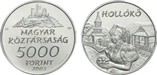 2003 VILÁGÖRÖKSÉG RÉSZEI - HOLLÓKŐ - EZÜSTÉRME 2003 VILÁGÖRÖKSÉG RÉSZEI - HOLLÓKŐ - EZÜSTÉRME