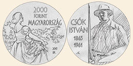 2015 CSÓK ISTVÁN - SZÍNESFÉM ÉRME 2015 CSÓK ISTVÁN - SZÍNESFÉM ÉRME