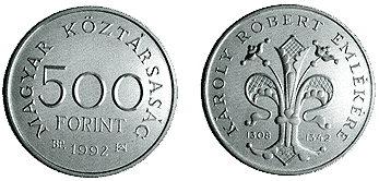 1992 KÁROLY RÓBERT HALÁLÁNAK 650. ÉVFORDULÓJA - EZÜSTÉRME 1992 KÁROLY RÓBERT HALÁLÁNAK 650. ÉVFORDULÓJA - EZÜSTÉRME