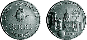 Csatlakozás az Európai Unióhóz - ezüstérme Csatlakozás az Európai Unióhóz - ezüstérme