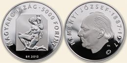 2012 REMÉNYI JÓZSEF SZÜLETÉSÉNEK 125. ÉVFORDULÓJA - EZÜSTÉRME 2012 REMÉNYI JÓZSEF SZÜLETÉSÉNEK 125. ÉVFORDULÓJA - EZÜSTÉRME