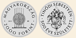 2015 TINÓDI (LANTOS) SEBESTYÉN - SZÍNESFÉM ÉRME 2015 TINÓDI (LANTOS) SEBESTYÉN - SZÍNESFÉM ÉRME