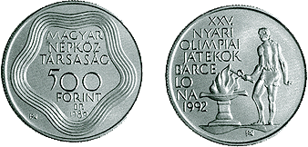 Nyári Olimpiai Játékok - Barcelona 1992 - ezüstérme