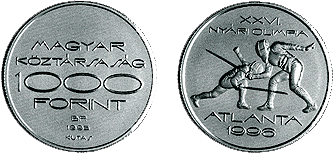 Nyári Olimpiai Játékok II. - Atlanta 1996 - ezüstérme