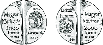 LORÁNTFFY ZSUZSANNA SZÜLETÉSÉNEK 400. ÉVFORDULÓJA - EZÜSTÉRME LORÁNTFFY ZSUZSANNA SZÜLETÉSÉNEK 400. ÉVFORDULÓJA - EZÜSTÉRME