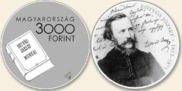 Eötvös József (1813-1871) - Ag (ezüstérme) Eötvös József (1813-1871) - Ag (ezüstérme)
