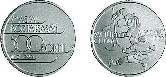 Téli Olimpiai Játékok - Albertville 1992 - ezüstérme Téli Olimpiai Játékok - Albertville 1992 - ezüstérme