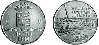 1994 1996. ÉVI NYÁRI OLIMPIAI JÁTÉKOK - ATLANTA I. - EZÜSTÉRME 1994 1996. ÉVI NYÁRI OLIMPIAI JÁTÉKOK - ATLANTA I. - EZÜSTÉRME