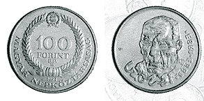 1983 CZOBEL BÉLA - SZINESFÉM ÉRME 1983 CZOBEL BÉLA - SZINESFÉM ÉRME