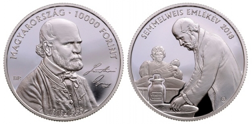 Semmelweis Ignác - Ag ezüst érme
