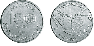 Labdarúgó Világbajnokság - Mexikó 1986 - színesfém érme Labdarúgó Világbajnokság - Mexikó 1986 - színesfém érme