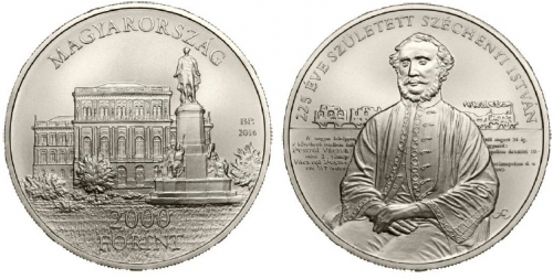 2016 Széchenyi István - Színesfém érme 2016 Széchenyi István - Színesfém érme