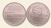 Egressy Béni (1814-1851) - színesfém érme Egressy Béni (1814-1851) - színesfém érme