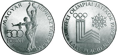 Téli olimpiai játékok - Lake Placid 1980. - ezüstérme Téli olimpiai játékok - Lake Placid 1980. - ezüstérme
